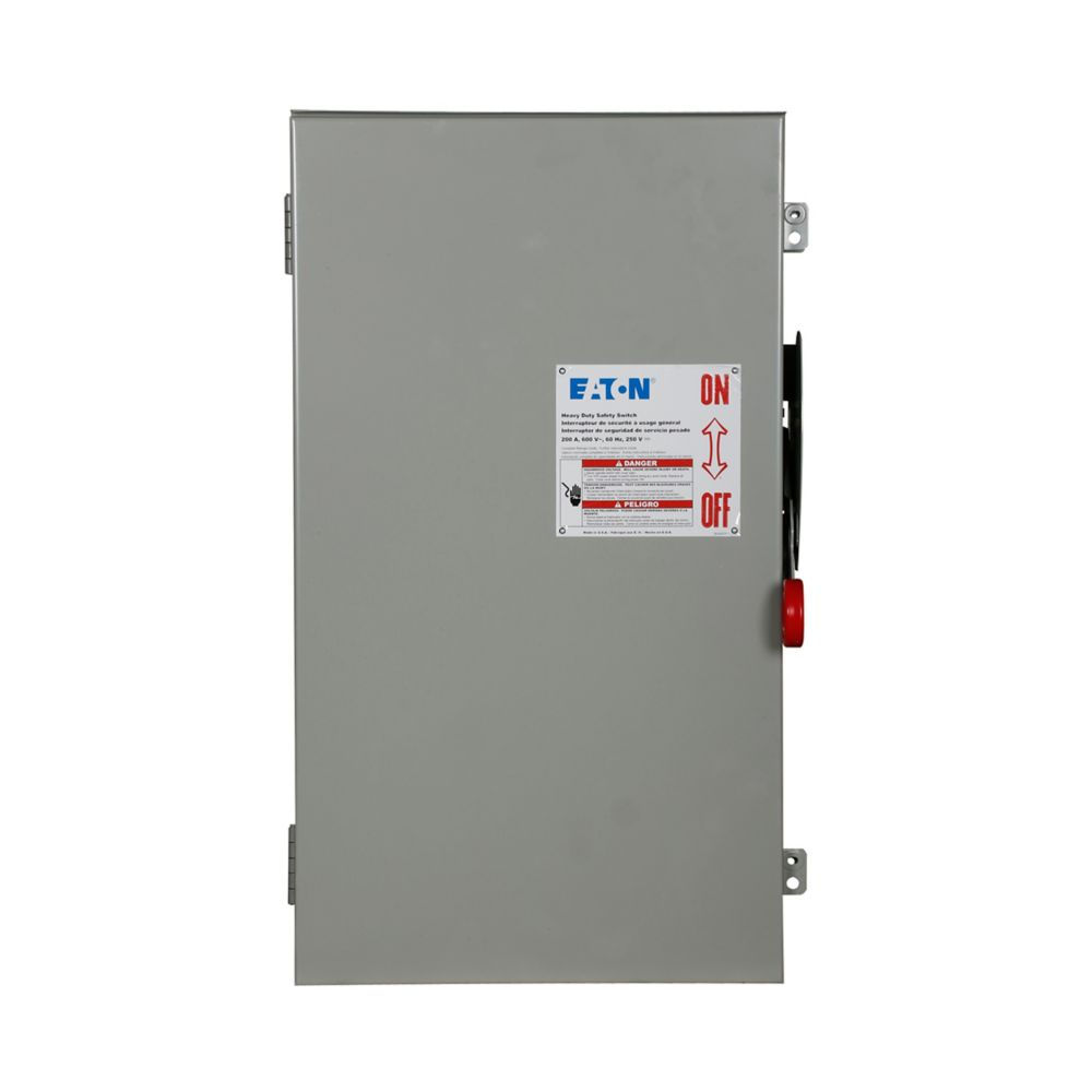 200A 3-Pole Enhanced Visible Blade Safety Switch, 600V, N 3R - Eaton, DH364FRK