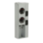 Thumbnail: Eaton 125A ringless meter pack enclosure angled side view