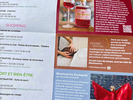 Veronica Antonelli et « Montmartre enchanté » sélectionnés dans le City Guide de Montmartre