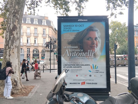 Toulouse se pare de rose 🎗️ | Veronica Antonelli chante la Paix – 10 octobre 2026