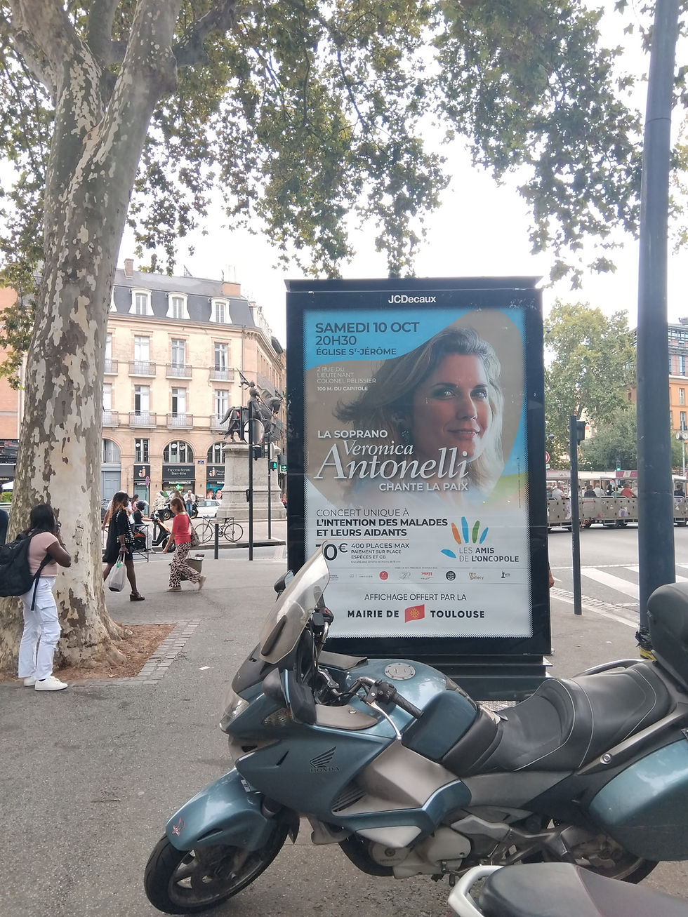 Toulouse se pare de rose 🎗️ | Veronica Antonelli chante la Paix – 10 octobre 2026