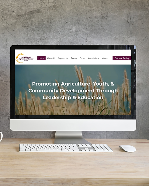 Bengough Agricultural Society website created by Digital Success Training.