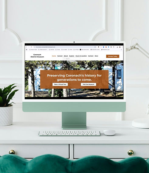 Coronach District Museum created by Digital Success Training.