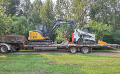 work done by Genik Excavating and Mulching in Manitoba and Saskatchewan