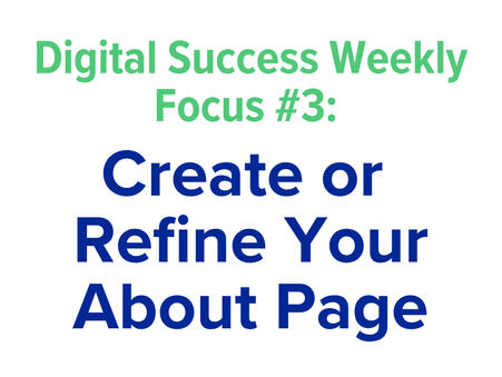 Create or Refine Your About Page