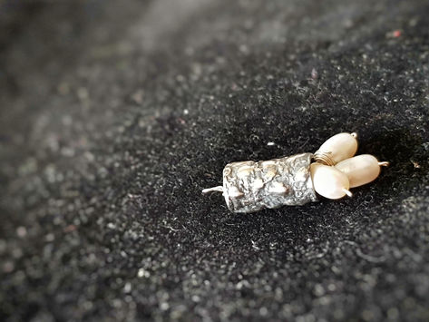 Make Hollow Cylinder Bead from Metal Clay