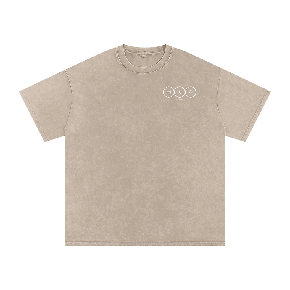 Thumbnail: Hi Cam Images Air Force Snow Washed Oversized T-Shirt