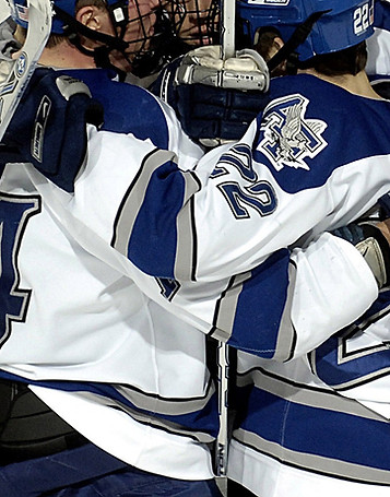Hockey Team Huddle