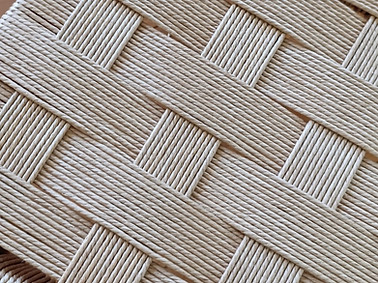 Paper Cord oder Danish Cord Geflecht