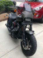 Thumbnail: DOUGZ windshield fairing for Harley Davidson
