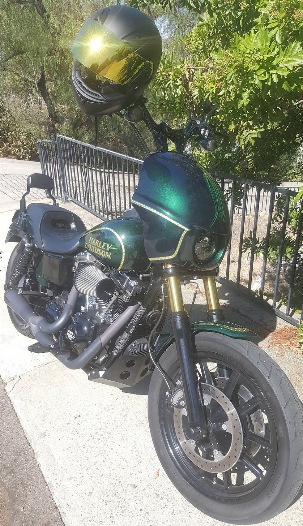 Thumbnail: DOUGZ windshield fairing for Harley Davidson