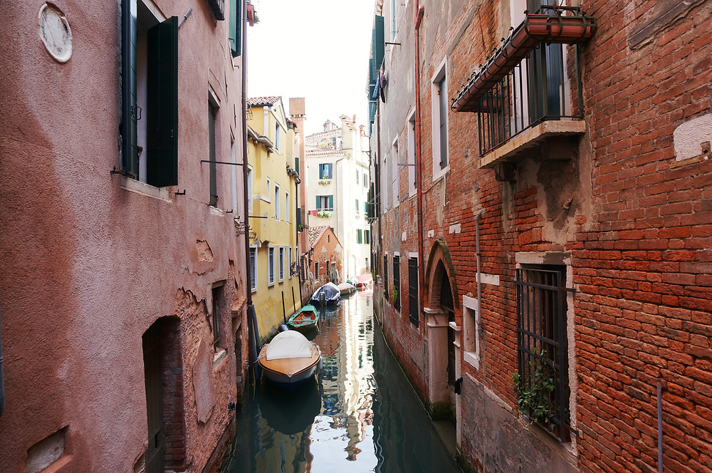 venezia canal gondola benátky