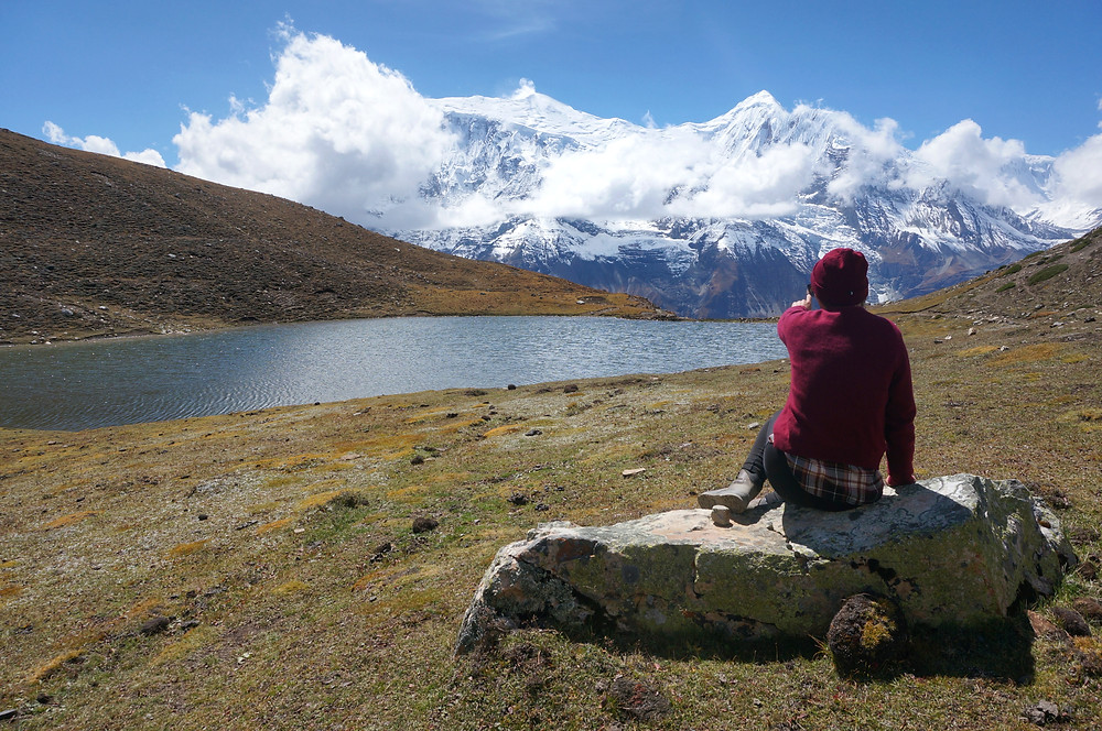 kicho ice lake manang nepal