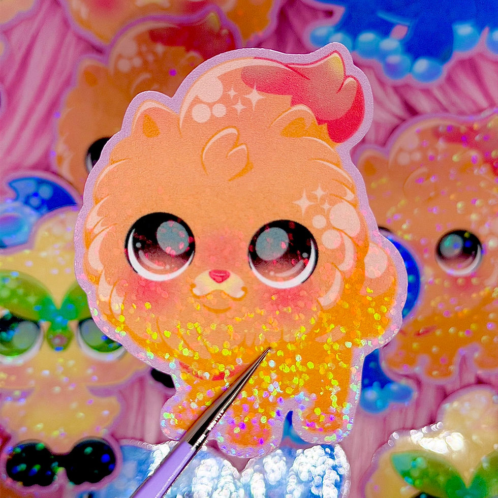 Thumbnail: LPS Gen 10 Starters Pokémon Fanart Stickers (2-3/4 inch/70 mm)