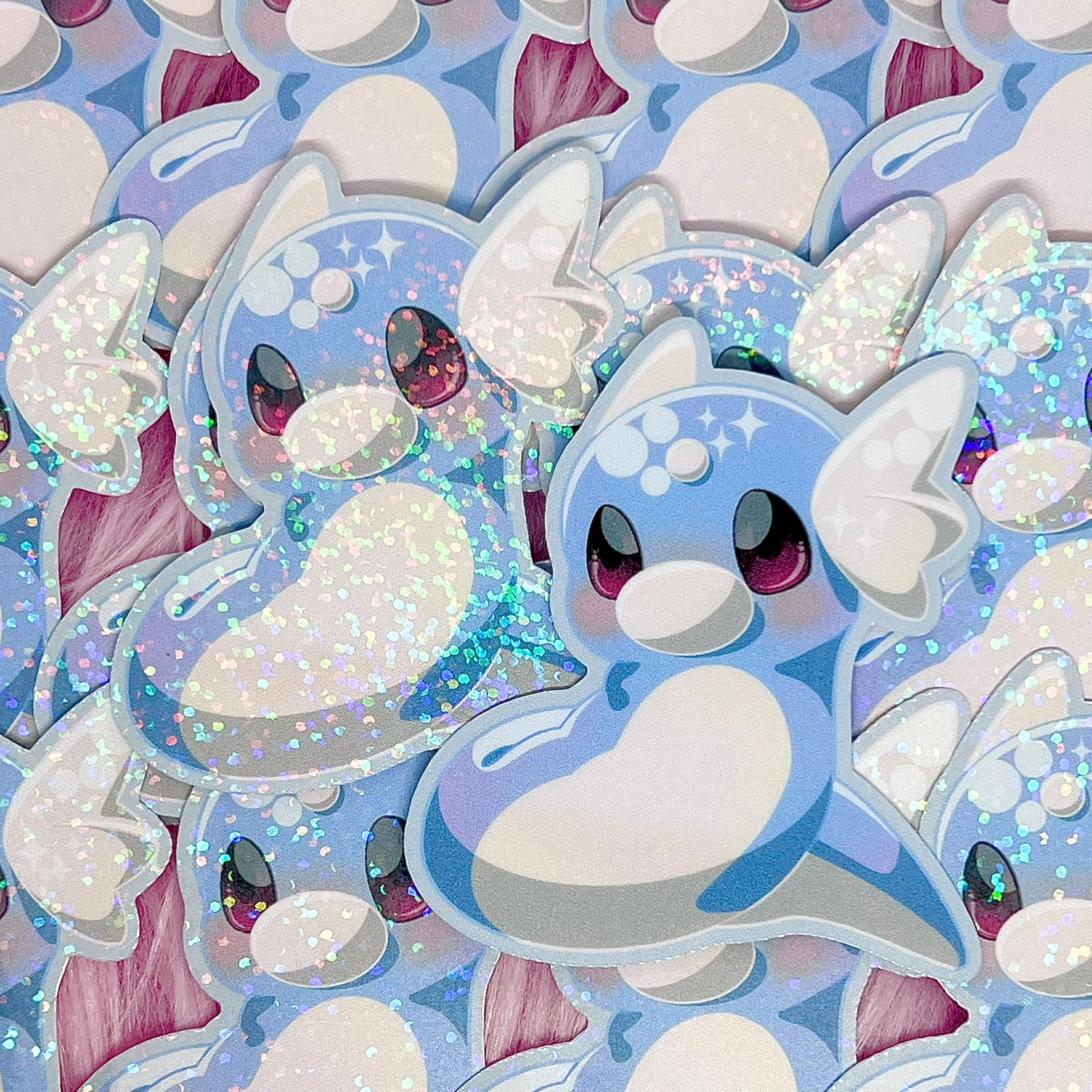Dratini Evolution Line Stickers (2-3/4 inch/70 mm)