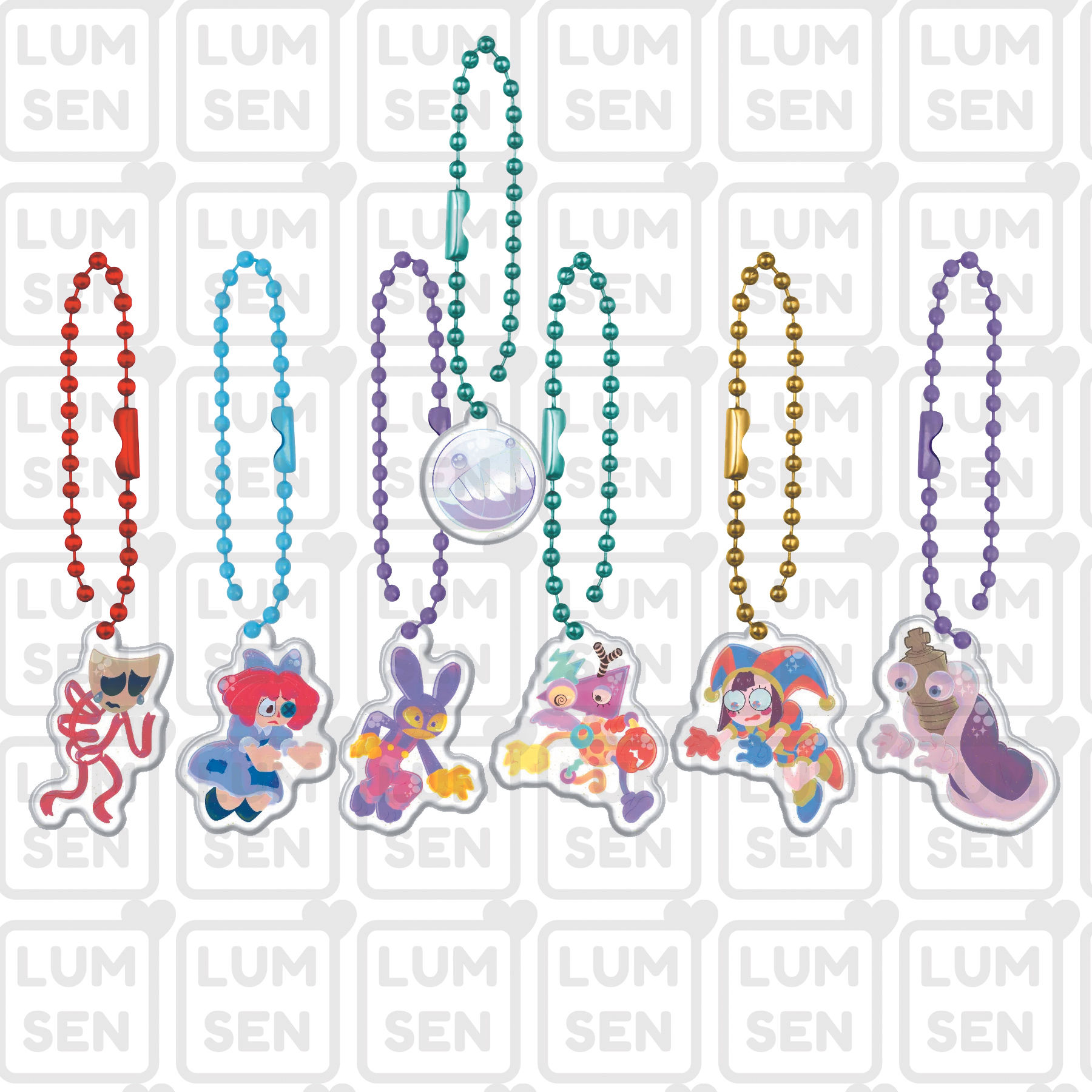 Pre-Order* TADC Mini Keychains Fanart - 7 Designs to Collect - (1.5in/34mm)