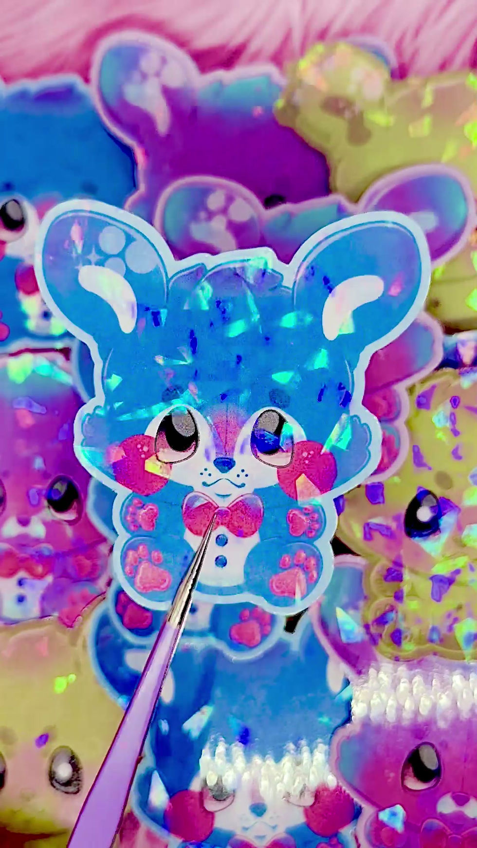 Thumbnail: FNAF Bonnie Fanart Stickers (2-3/4 inch/70 mm)
