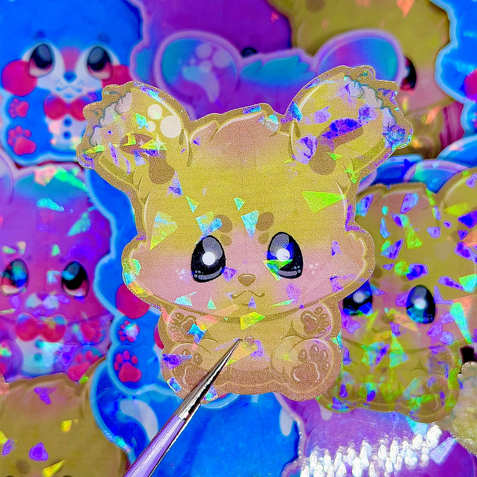 Thumbnail: FNAF Bonnie Fanart Stickers (2-3/4 inch/70 mm)