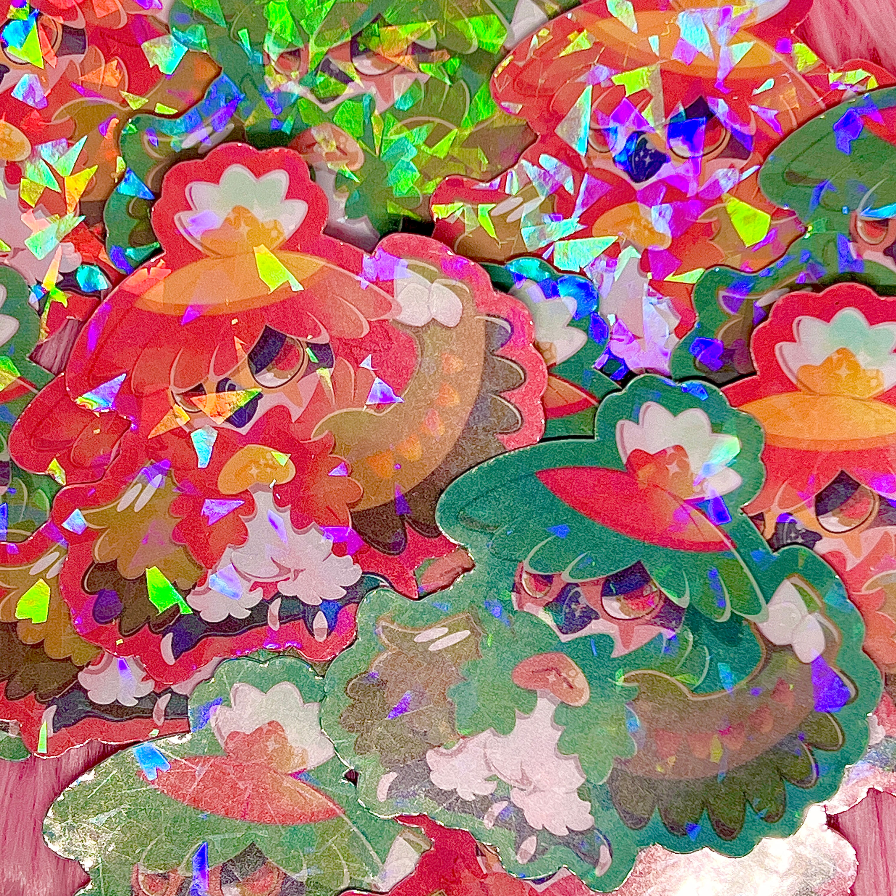 Hisuian Decidueye Stickers (2-3/4 inch/70 mm)