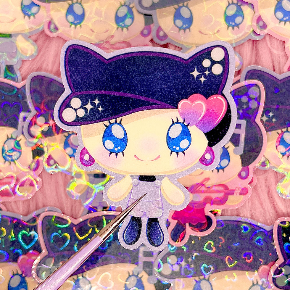 Thumbnail: Melodytchi  Tamagotchi Fanart Stickers (2-3/4 inch/70 mm)