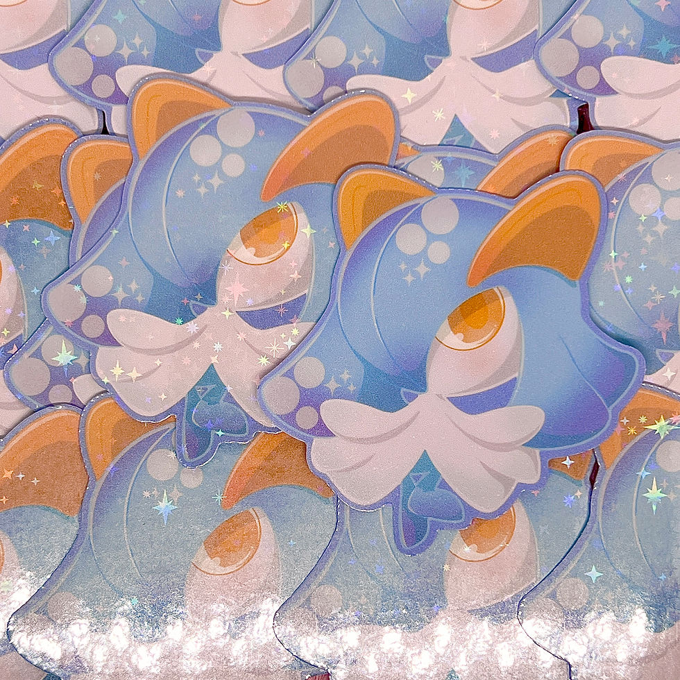 Thumbnail: Ralts Evolution Line Stickers (2.75in/69.85mm)