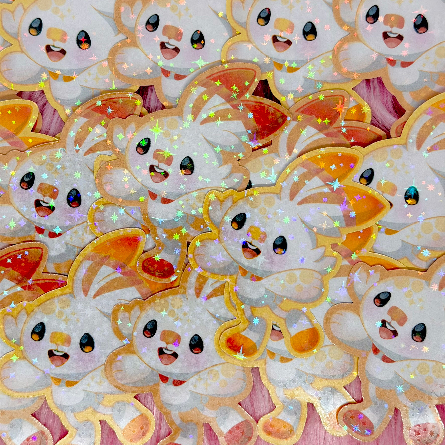 Scorbunny Line Fanart Stickers (2.75in / 70mm)