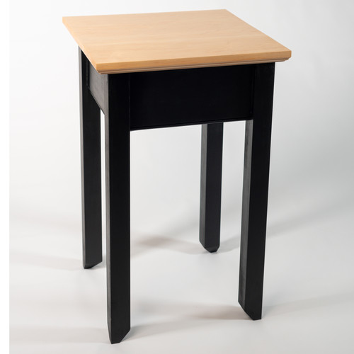 Lexington Side Accent Table in Onyx | Handcrafted Wood | Rowan WV