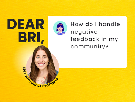 23. Navigating Challenging Feedback with Lindsay Rothfeld