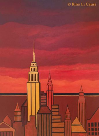 NY CITYSCAPE PAINTINGS