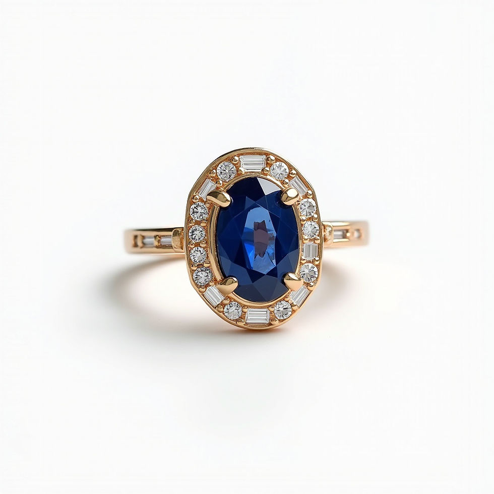 Geometric Halo Ring