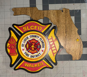 Personalized St Lucie County FL Fire 