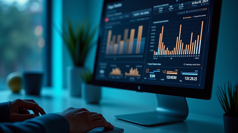 Close-up view of a cybersecurity dashboard on a computer screen