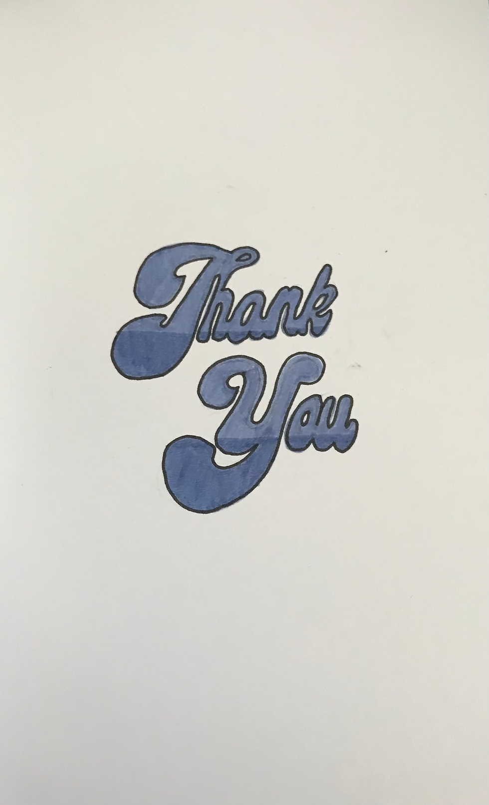 Thumbnail: Pink Dripping Paint and Butterfly - Thank You Card