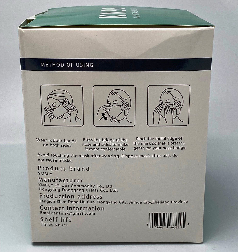 Thumbnail: KN95 mask instructions