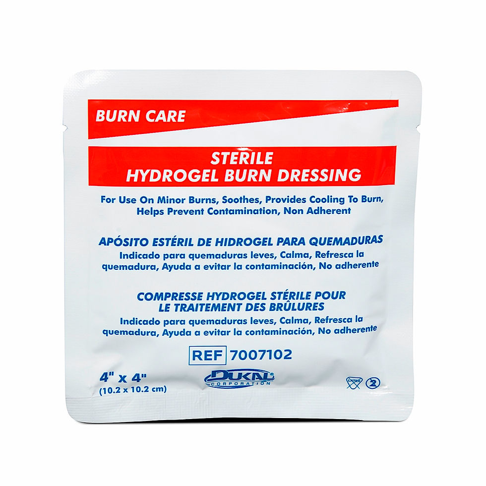 Thumbnail: Burn gel dressing