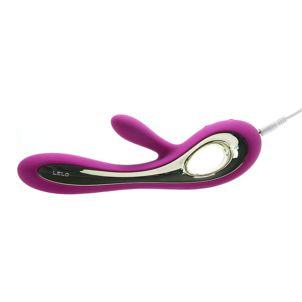 Thumbnail: Lelo Soraya 2 Dual Rabbit Vibrator Deep Rose