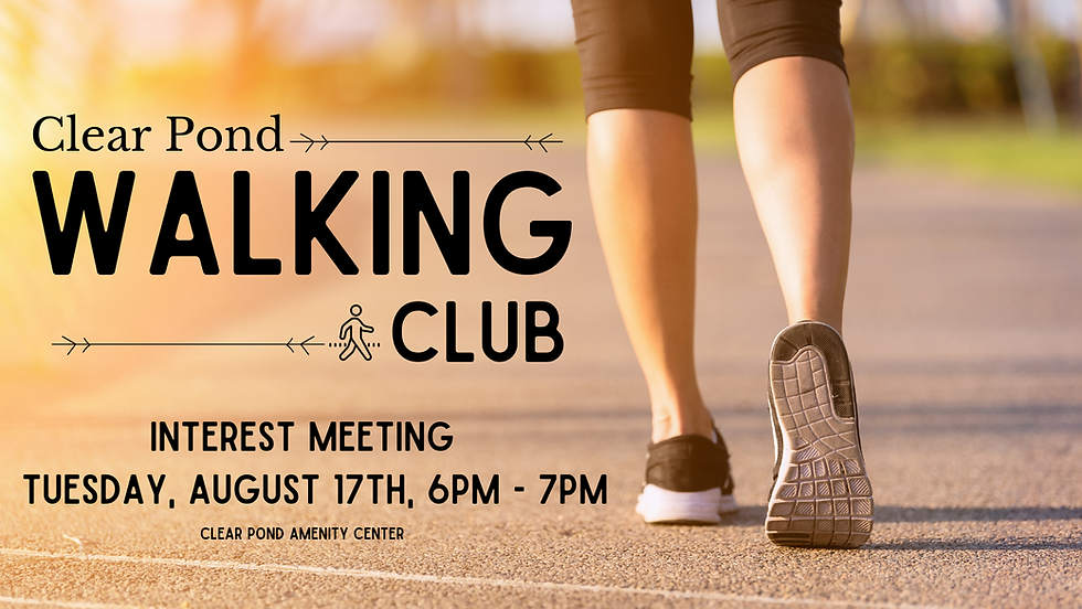 Walking Club Interest Meeting