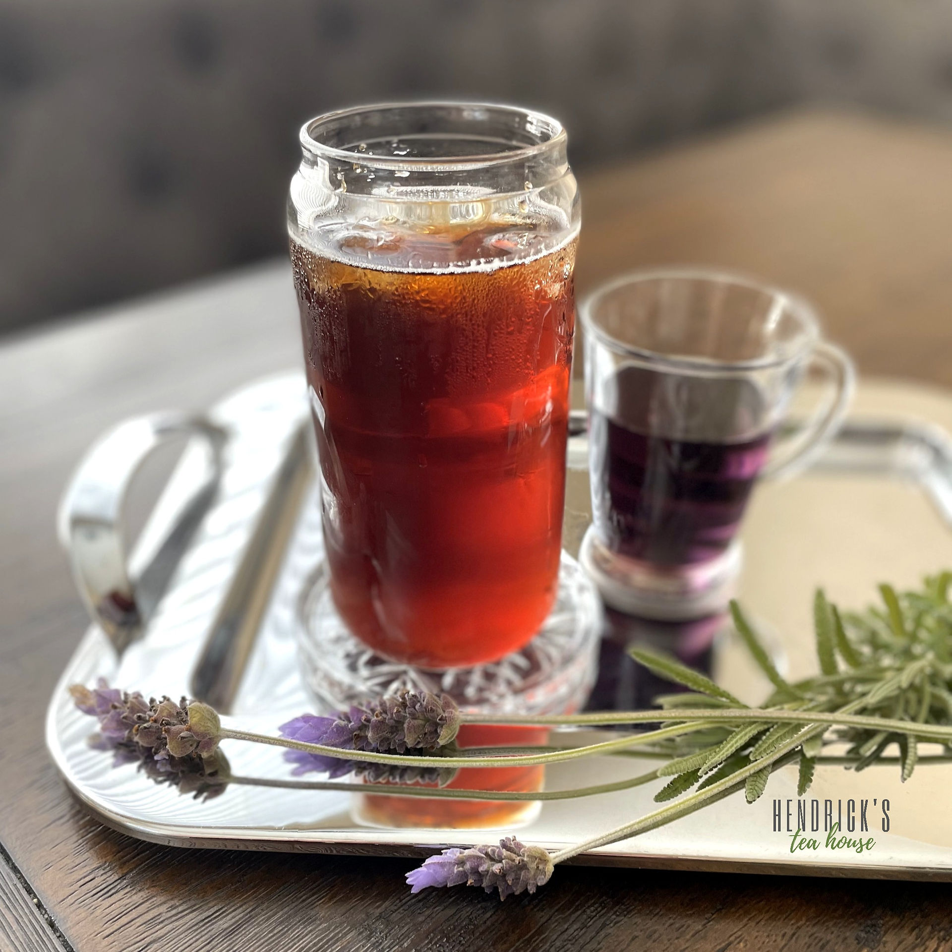 Lavender Ceylon Black Tea Recipe by Hendrick's Tea House boasts a deep amber color and refreshing floral notes