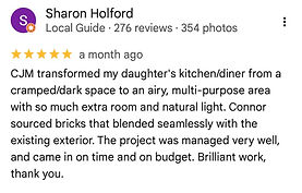 5 star client review 