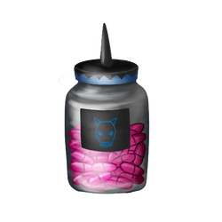 一罐膠囊造型糖果