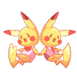 PMP遊戲中心獲得的皮卡丘情侶玩偶