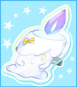 在地上撿到的燭光靈別針'