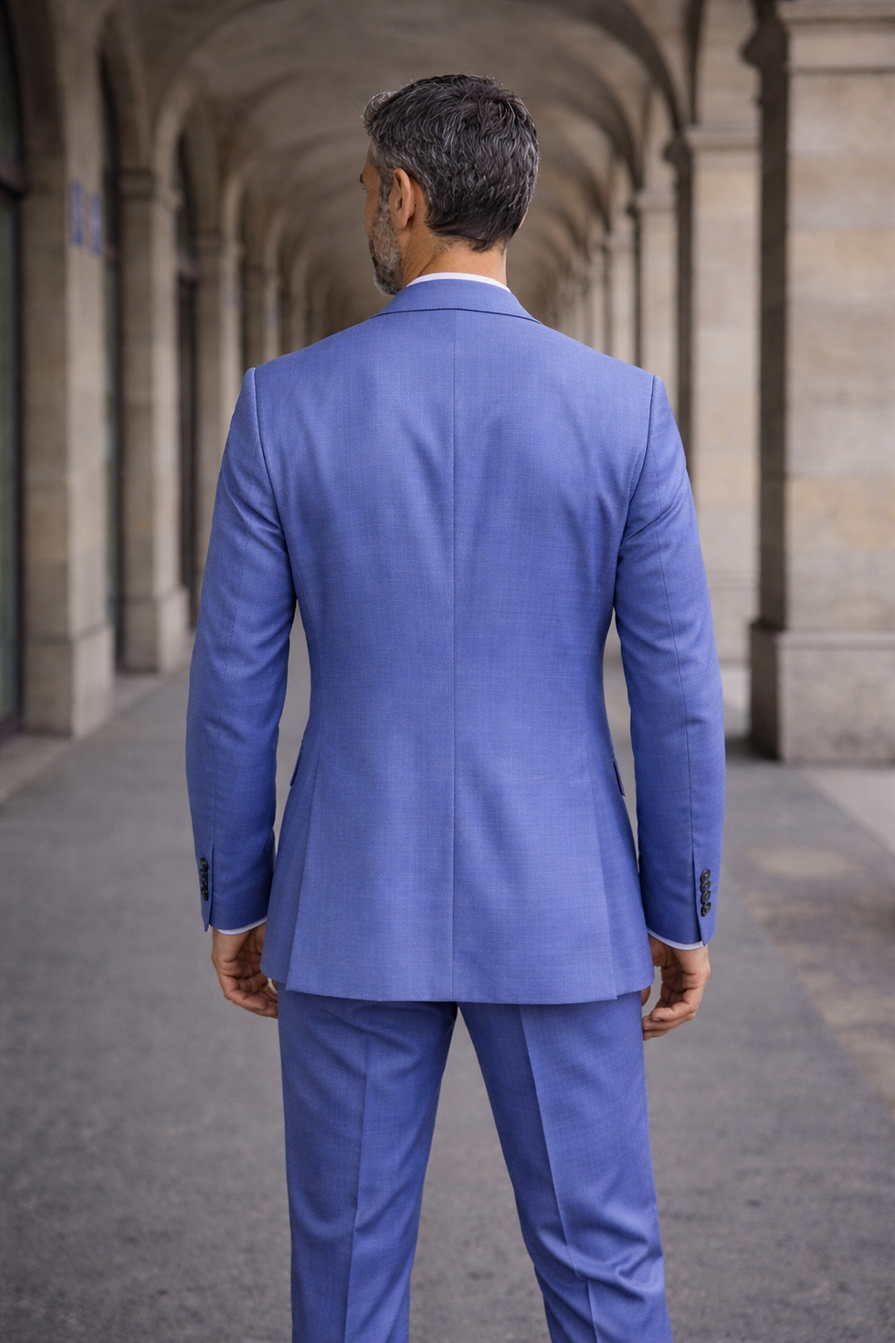 Miniature : MENSCH : Costume bleu clair