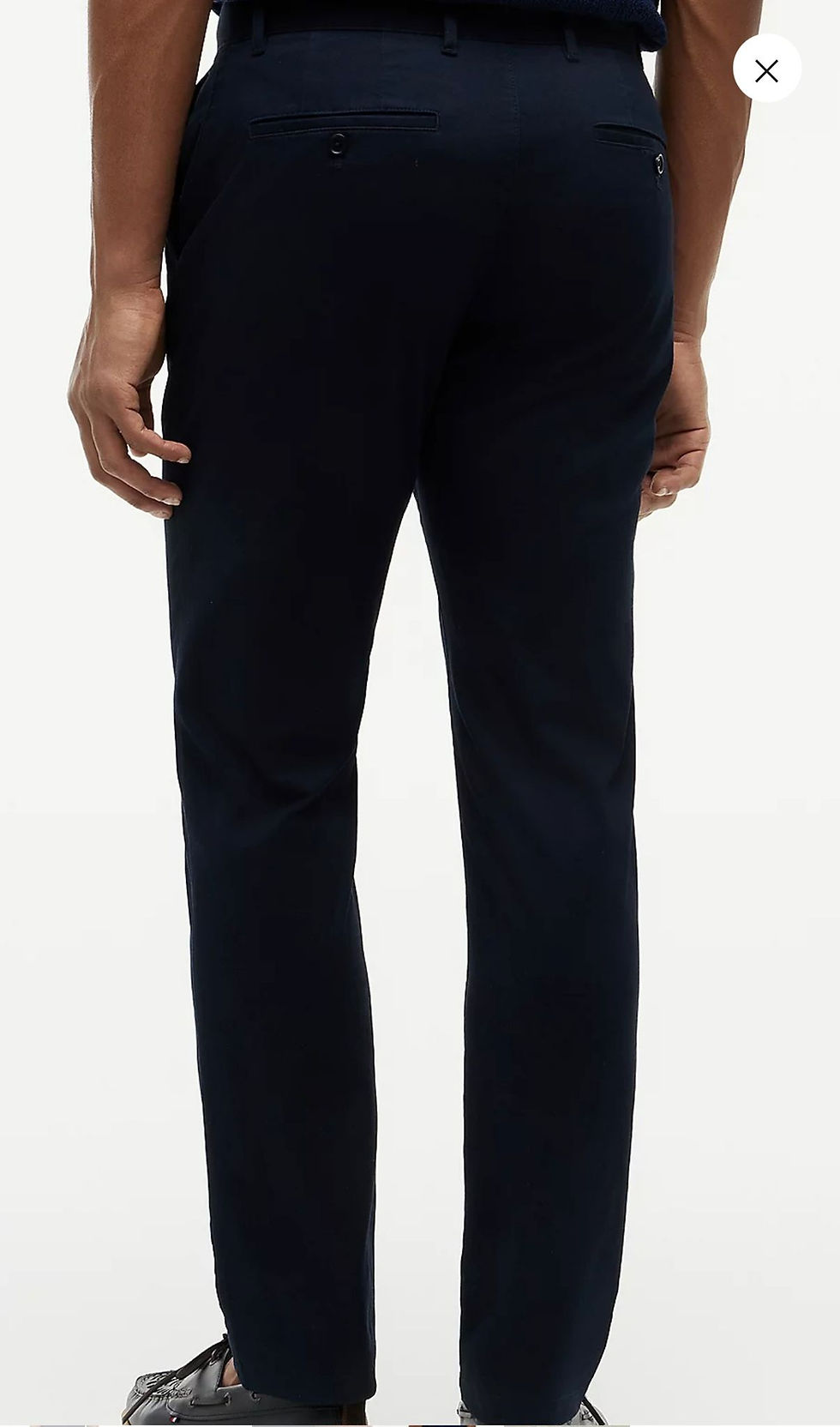 Thumbnail: TOMMY HILFIGER : Chino droit bleu marine