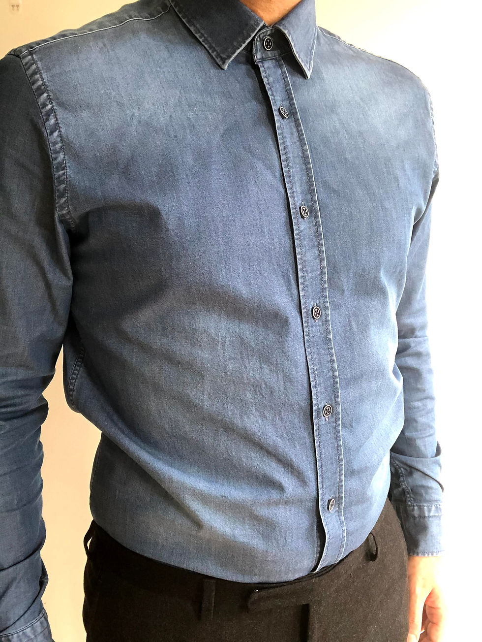 Thumbnail: Chemise bleu moyen denim