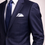 Thumbnail: MENSCH : Costume bleu marine 3 pièces en option