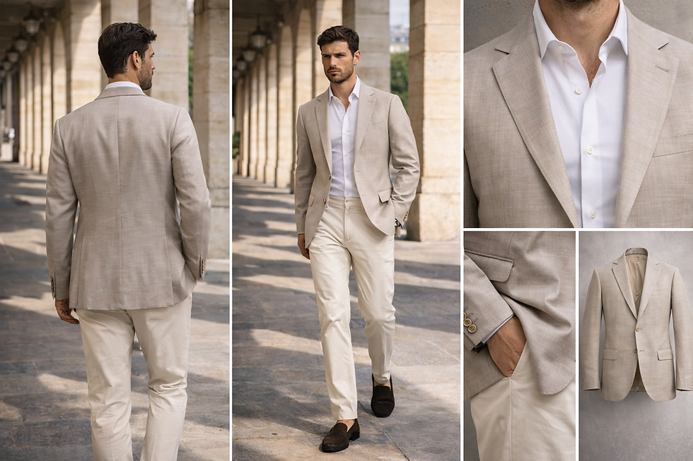 Miniature : MENSCH : veste beige