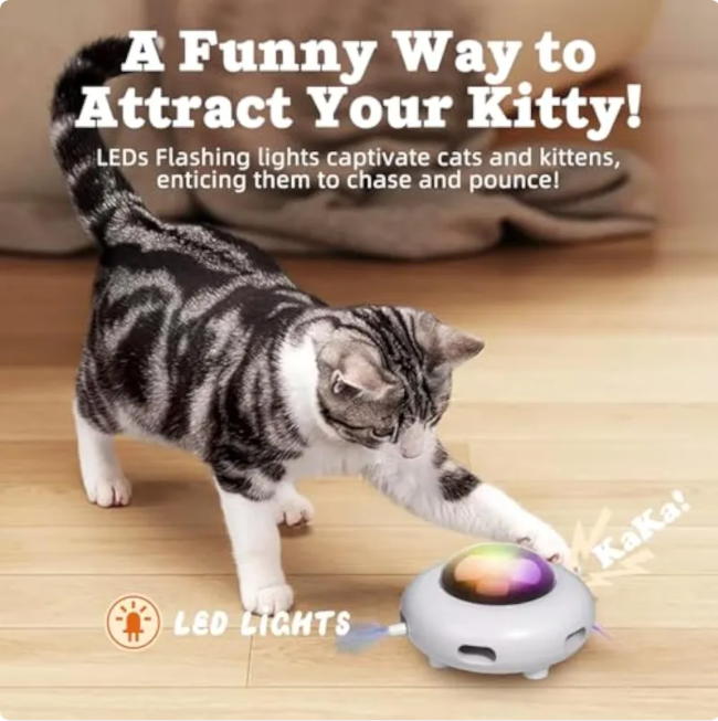 FeatherOrbit™ Interactive Cat Toy