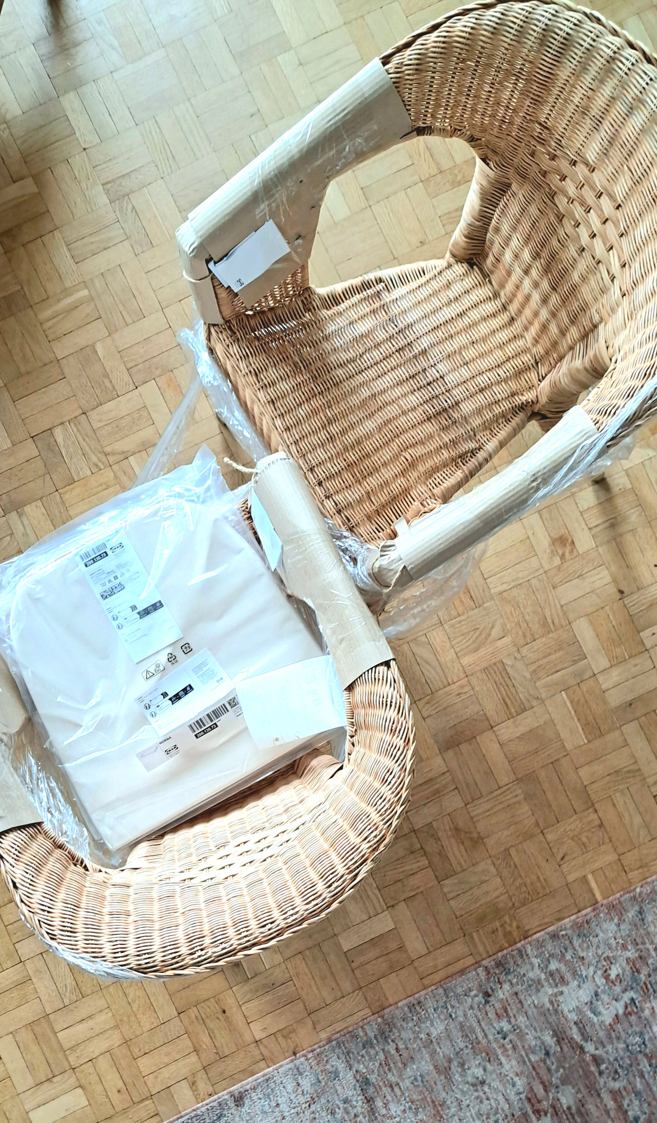 krzesła wiklinowe Ikea Agen