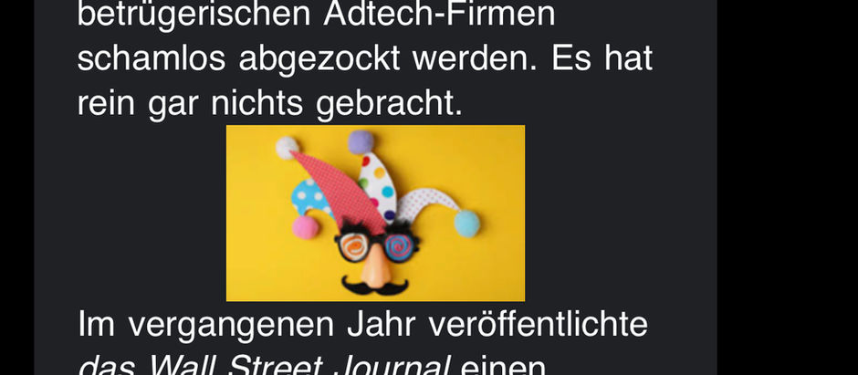 Online-Werbebetrug: 100 Milliarden Dollar und niemand reagiert